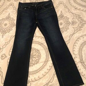 Express barely boot0cut jeans